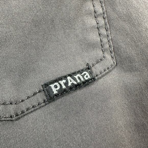Prana Pants Mens 40x30 Slim Fit Gray Brion Nylon Blend Hiking Outdoor Gorpcore - Picture 5 of 11